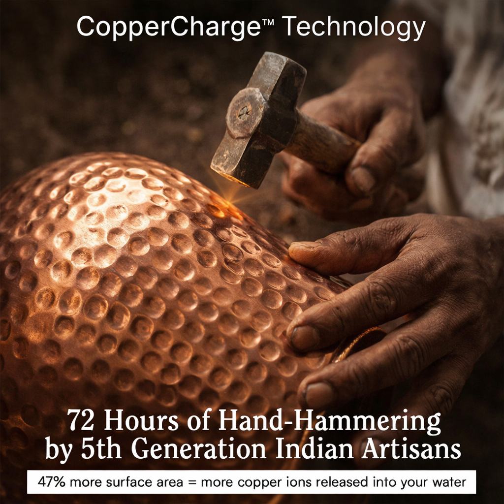 Pure copper water bottle
