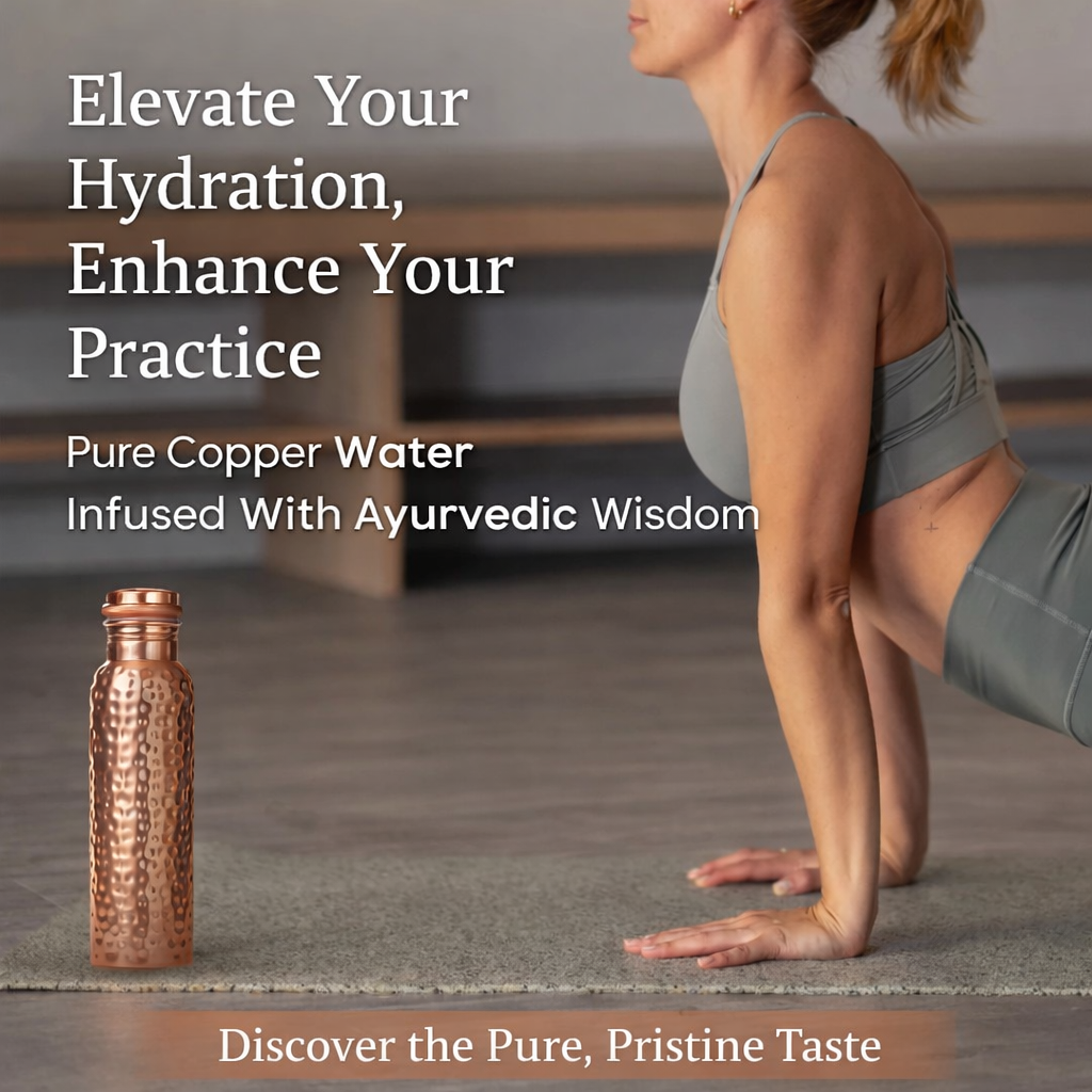 Pure copper water bottle