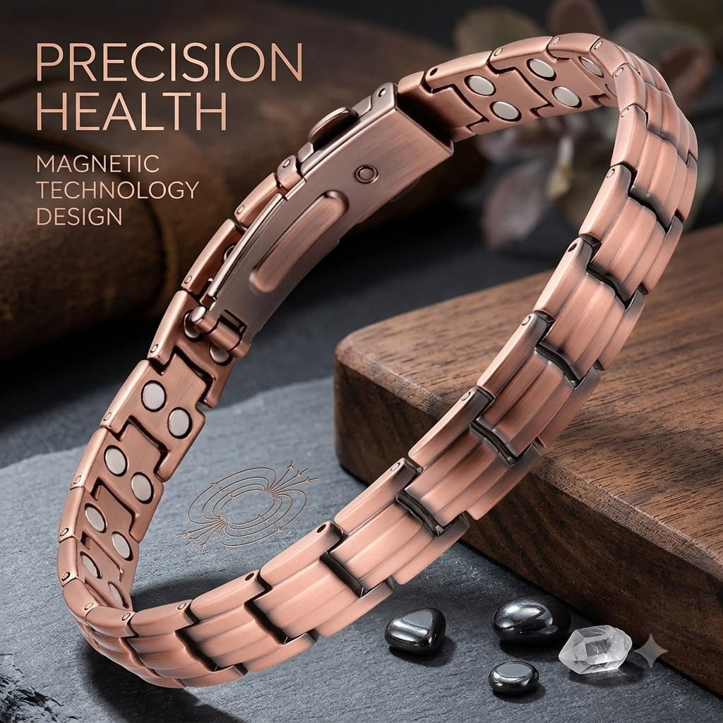 Pure copper magnetic bracelet - Women