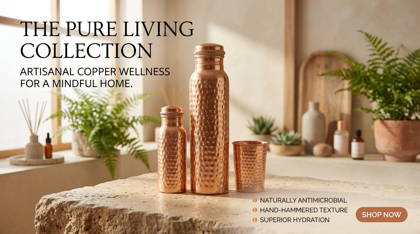 Pure copper water bottle
