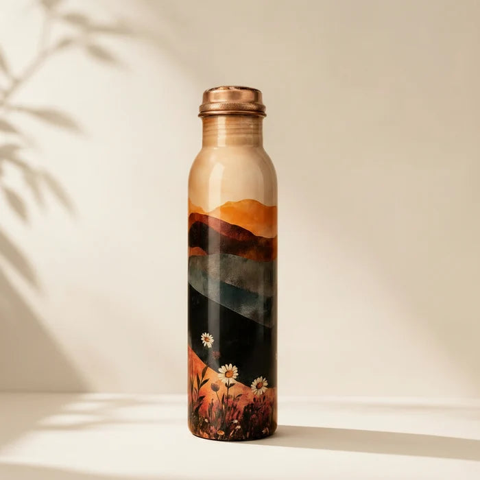 Pure Copper, Hand‑Painted - Work of Art
