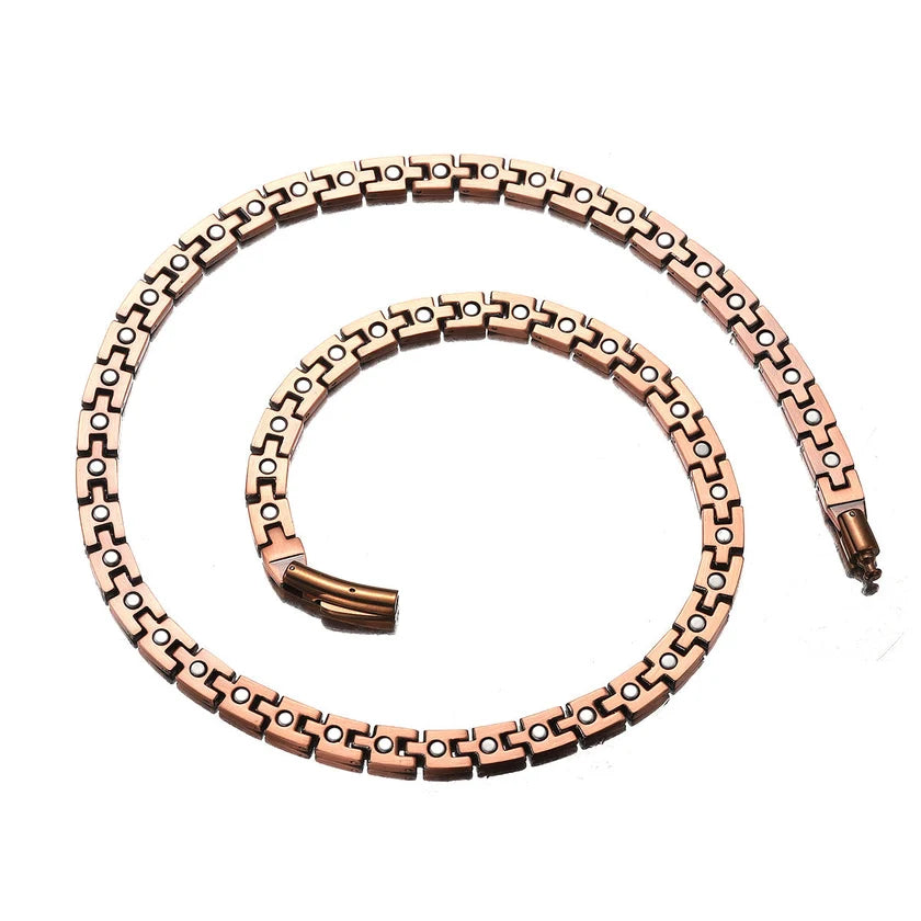 Pure Copper Magnetic Necklace – Unisex