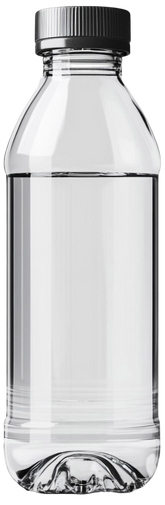 Glass water bottle